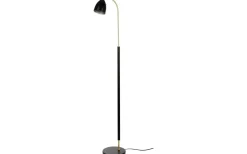 Belid Deluxe Golvlampa 133cm LED GU5,3 Dimbar Svart/Mässing* Vardagsrum|Golvläslampor