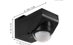 Detect Me 4 Rörelsedetektor Svart IP44