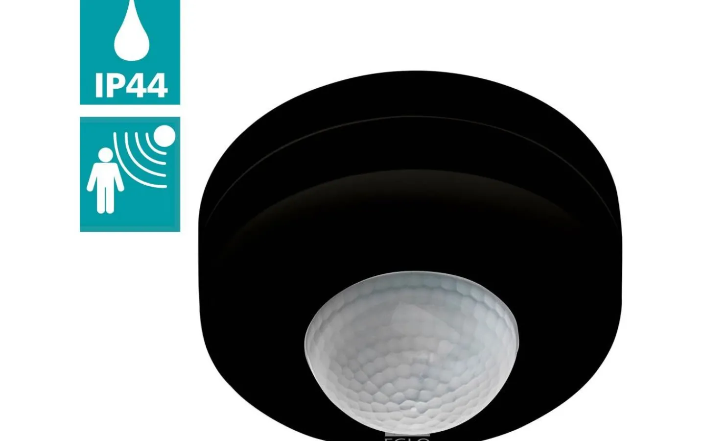 Strömbrytare & Vägguttag<Eglo Detect Me 6 Rörelsedetektor Svart IP44