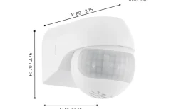 Detect Me 1 Rörelsesensor Vit IP44