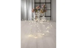 Star Trading Dew Drop Clusterslinga 6m Silver Varmvit* Dew Drop Slingor