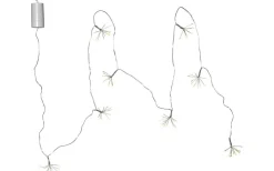 Star Trading Dew Drop Flower Batteridriven Ljusslinga 2,1m Silver IP44* Batterislingor|Dew Drop Slingor