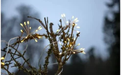 Star Trading Dew Drop Flower Batteridriven Ljusslinga 2,1m Silver IP44* Batterislingor|Dew Drop Slingor