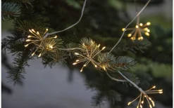 Star Trading Dew Drop Flower Batteridriven Ljusslinga 2,1m Silver IP44* Batterislingor|Dew Drop Slingor