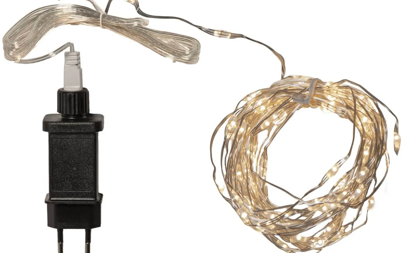 Dew Drop Ljusslinga 5m Silver Varmvit