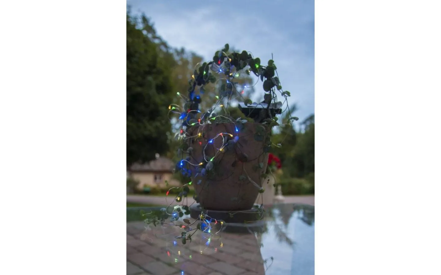 Solcellslampor Dekoration|Visa Alla Solcellslampor<Star Trading Dew Drop Ljusslinga Solcell LED Multi 5m