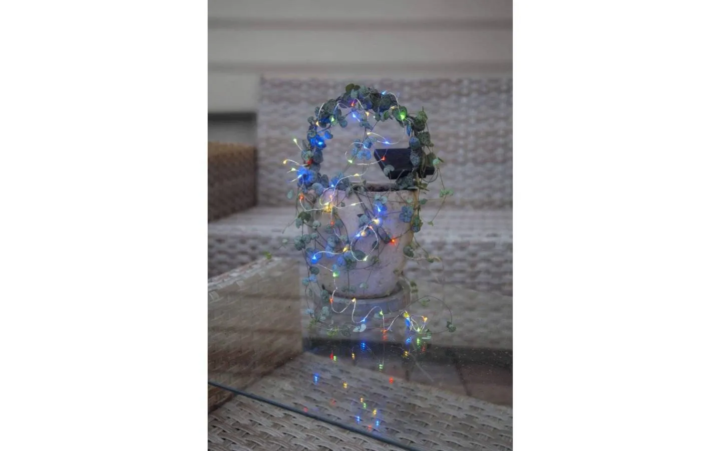 Solcellslampor Dekoration|Visa Alla Solcellslampor<Star Trading Dew Drop Ljusslinga Solcell LED Multi 5m