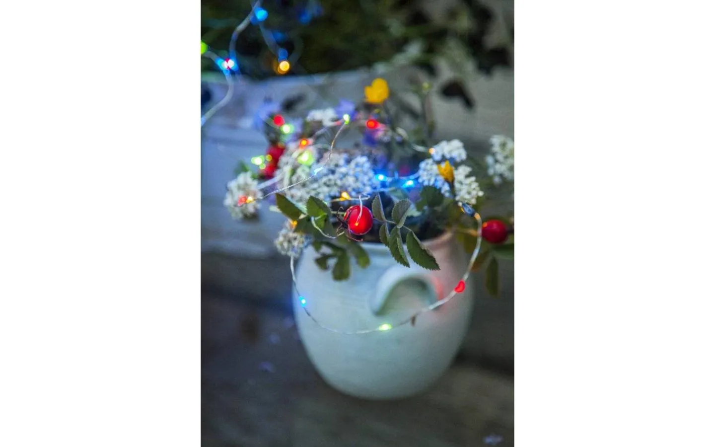 Solcellslampor Dekoration|Visa Alla Solcellslampor<Star Trading Dew Drop Ljusslinga Solcell LED Multi 5m