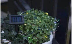 Solcellslampor Dekoration|Visa Alla Solcellslampor<Star Trading Dew Drop Ljusslinga Solcell LED Multi 5m