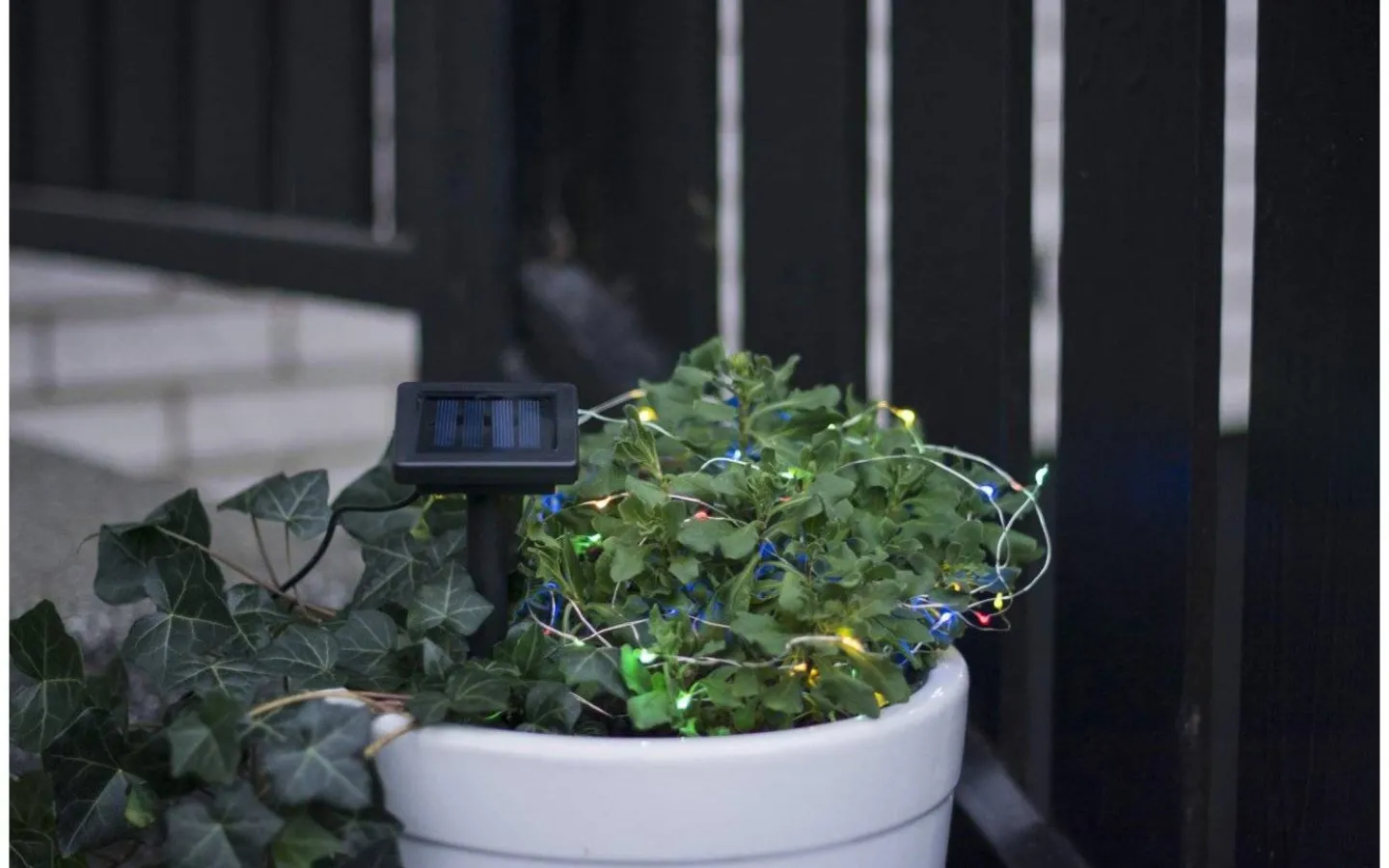 Solcellslampor Dekoration|Visa Alla Solcellslampor<Star Trading Dew Drop Ljusslinga Solcell LED Multi 5m