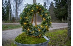 Dew Drop Micro Batteridriven Ljusslinga 7,2m Transparent Varmvit med Chaser