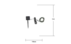 Dew Drop Micro Solcellsslinga Chaser Grön