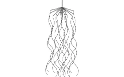 Dew Drop Rund Ljusgardin 0,45x3,2xm Silver