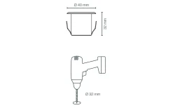 Lightson Dexter Decklight 5-pack LED 3000K 5x0,5W Aluminium* Decklights Led|Lightson Garden Plug & Play