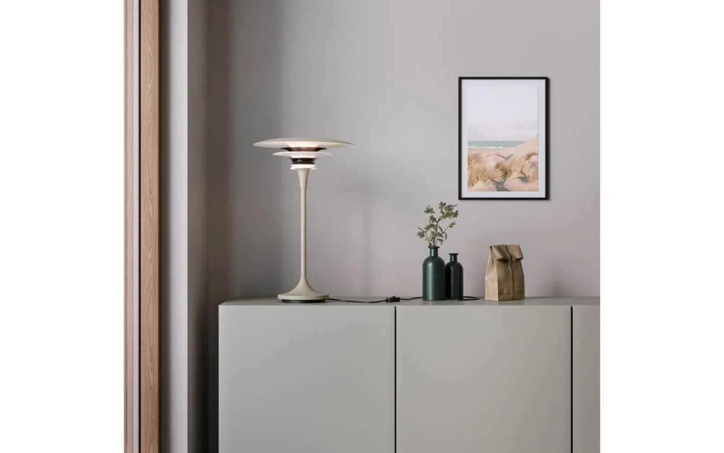 Belid Diablo Bordslampa 48cm Sand/Metallisk Brons* Bordslampor