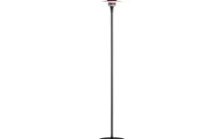 Diablo Golvlampa 134,5cm Mattsvart/Blankröd