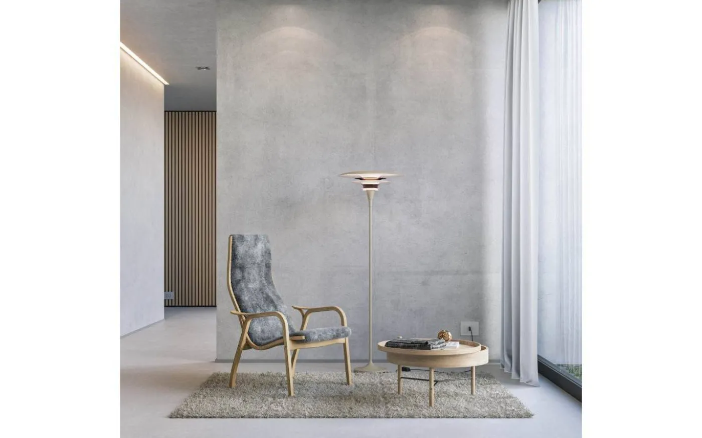 Diablo Golvlampa 149cm Sand/Metallisk Brons