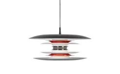 Kök & Matplats|Stora Taklampor Ø50-69 Cm<Belid Diablo Taklampa 50cm Svart/Röd