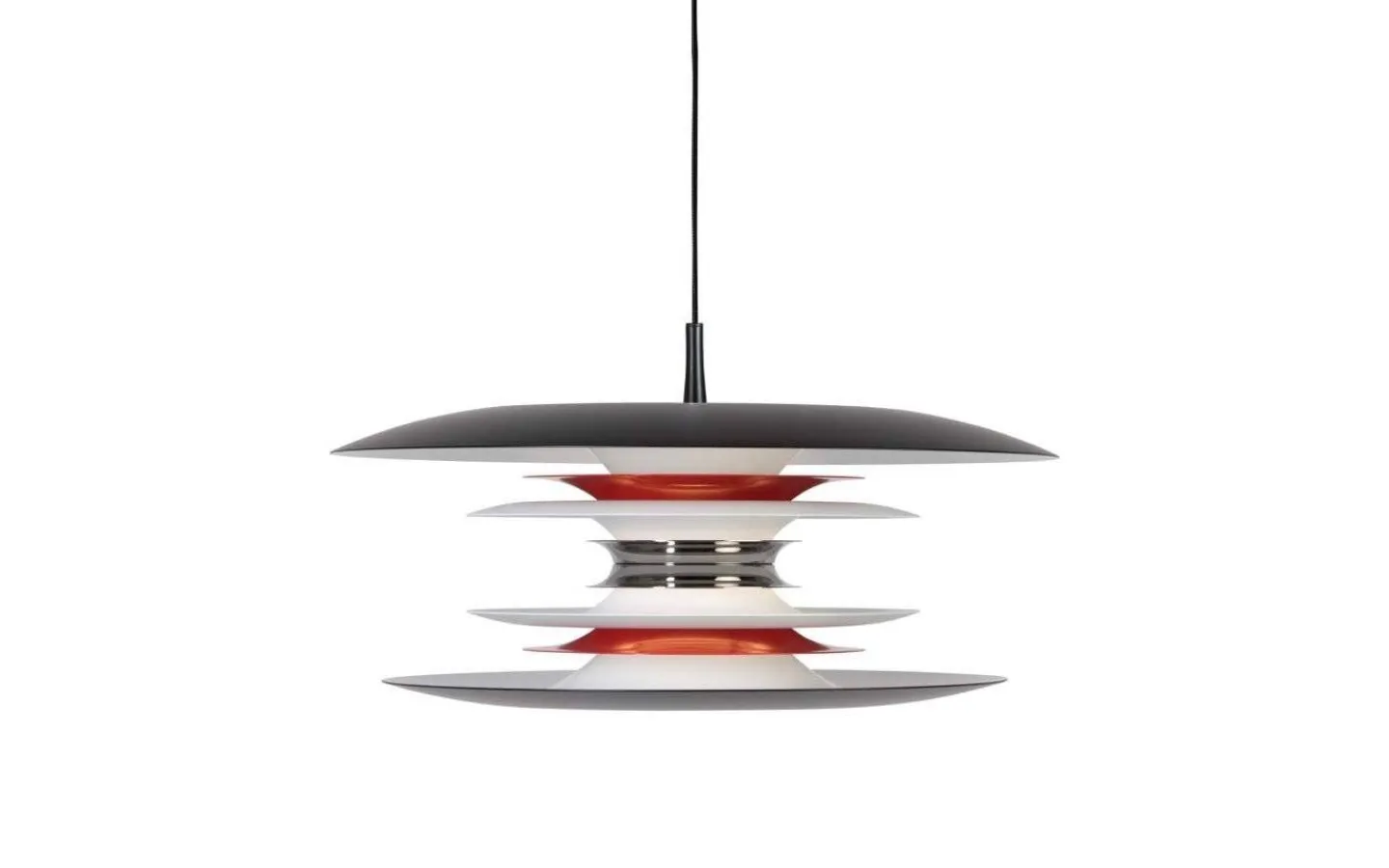 Kök & Matplats|Stora Taklampor Ø50-69 Cm<Belid Diablo Taklampa 50cm Svart/Röd