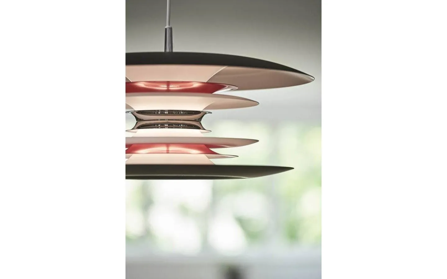 Kök & Matplats|Stora Taklampor Ø50-69 Cm<Belid Diablo Taklampa 50cm Svart/Röd