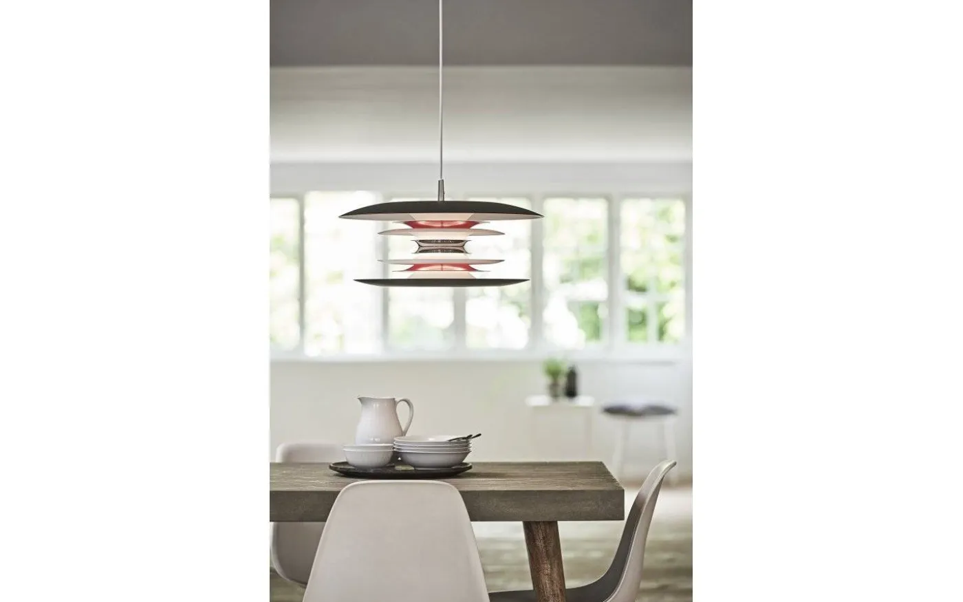 Diablo Taklampa 30cm Svart/Röd