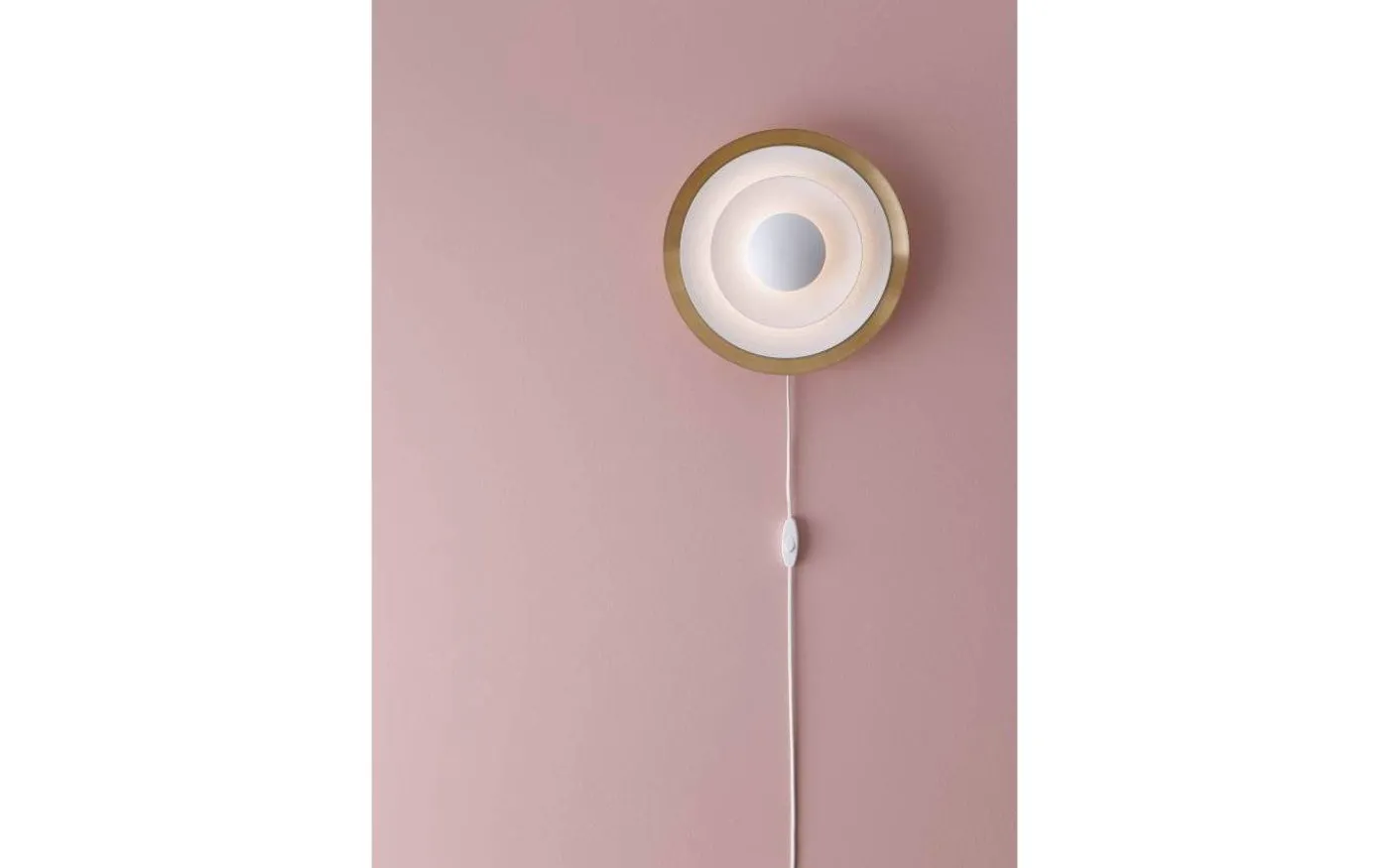 Diablo Vägglampa Ø30cm Mässing