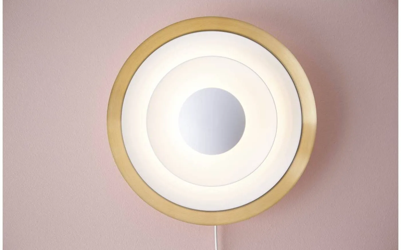 Diablo Vägglampa Ø30cm Mässing