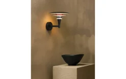 Vardagsrum|Hall & Trappa<Belid Diablo Vägglampa Mattsvart/Blankröd