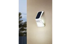 Reality Diadema hybrid solcellsdriven Vägglampa LED vit uppladdningsbar rörelse- och skymningssensor 4000K IP44* Solcellslampor Vägg|Visa Alla Solcellslampor