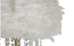 Golvlampor<Mauro Ferretti Diamon Golvlampa Fjädrar 165cm Guld