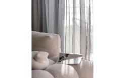 Enfärgade Gardiner<Svanefors Diana Gardin 1-pack Grå 280x300cm