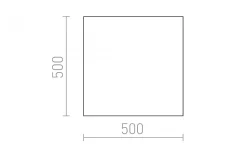 Diffuser Sq 50 Frostad