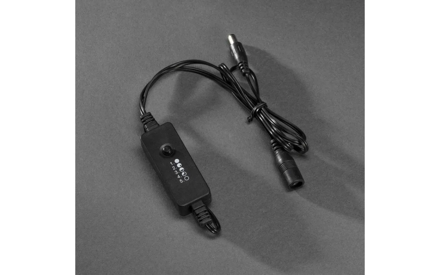 Konstsmide Dimmer 5 steg till 24V LED-slingor för Inomhusbruk Svart* Ljusslingor Inomhus