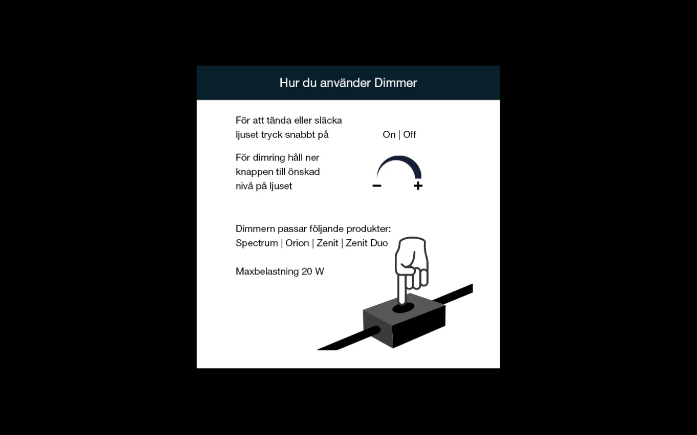 Dimmer till Lightson