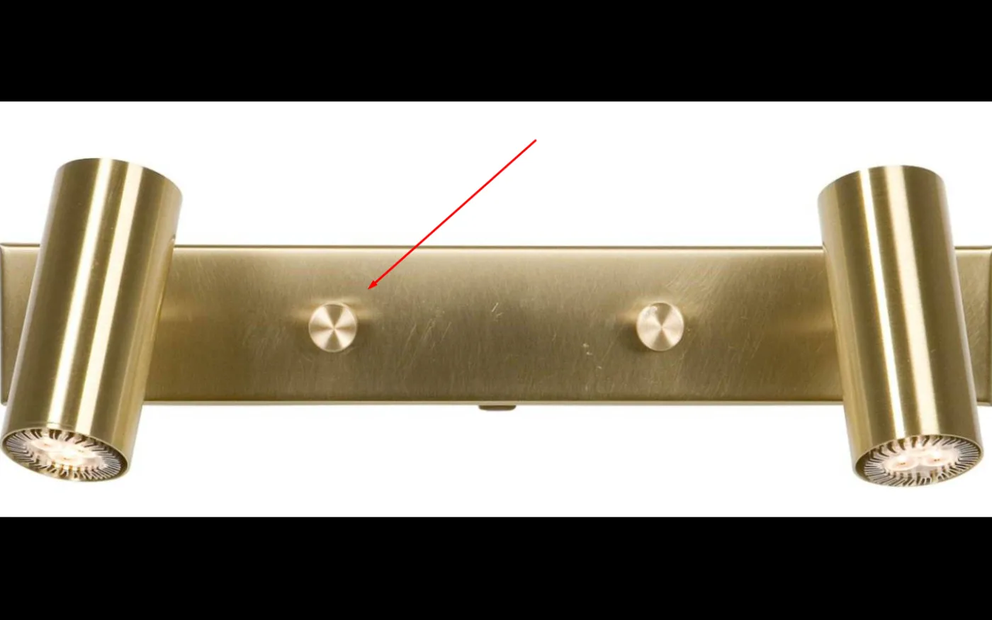 Dimmerknopp till Cato & Frank 2.0 Vägglampa Mässing