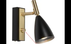 Dimmerknopp till Cato & Frank 2.0 Vägglampa Mässing