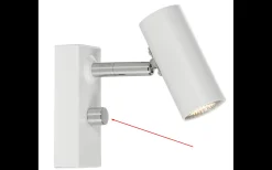 Belid Dimmerknopp till Cato & Ledro vägg-/skrivbordslampa Krom* Reservglas Och Reservdelar