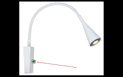 Belid Dimmerknopp till Cato & Ledro vägg-/skrivbordslampa Krom* Reservglas Och Reservdelar