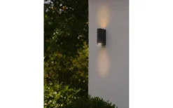 Dion Double Vägglampa Svart IP44