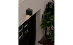 Dion Single Vägglampa Svart IP44