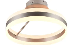 Trio Lighting Dios Plafond LED 40cm i borstat stål* Plafonder