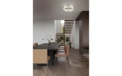Trio Lighting Dios Plafond LED 40cm i borstat stål* Plafonder