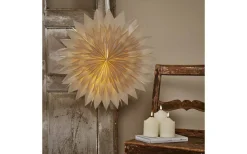 Exklusiva Pappersstjärnor|Visa Alla Julstjärnor<Star Trading Dis Julstjärna 50cm Beige