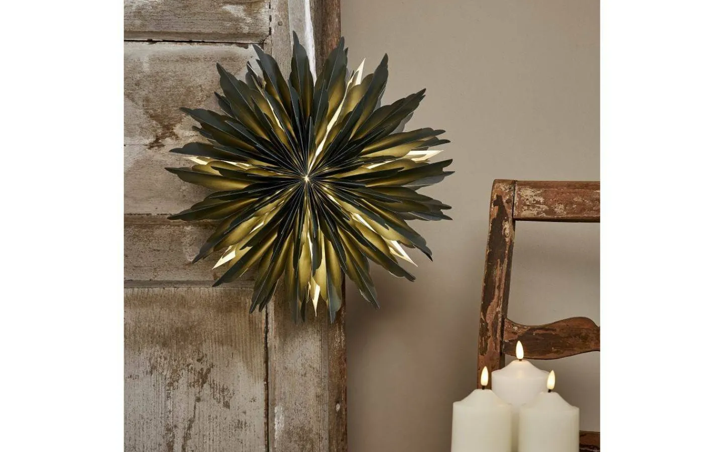 Star Trading Dis Julstjärna 40cm Grön* Exklusiva Pappersstjärnor|Visa Alla Julstjärnor