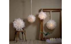 Star Trading Dis Julstjärna 45cm Vit* Exklusiva Pappersstjärnor|Visa Alla Julstjärnor