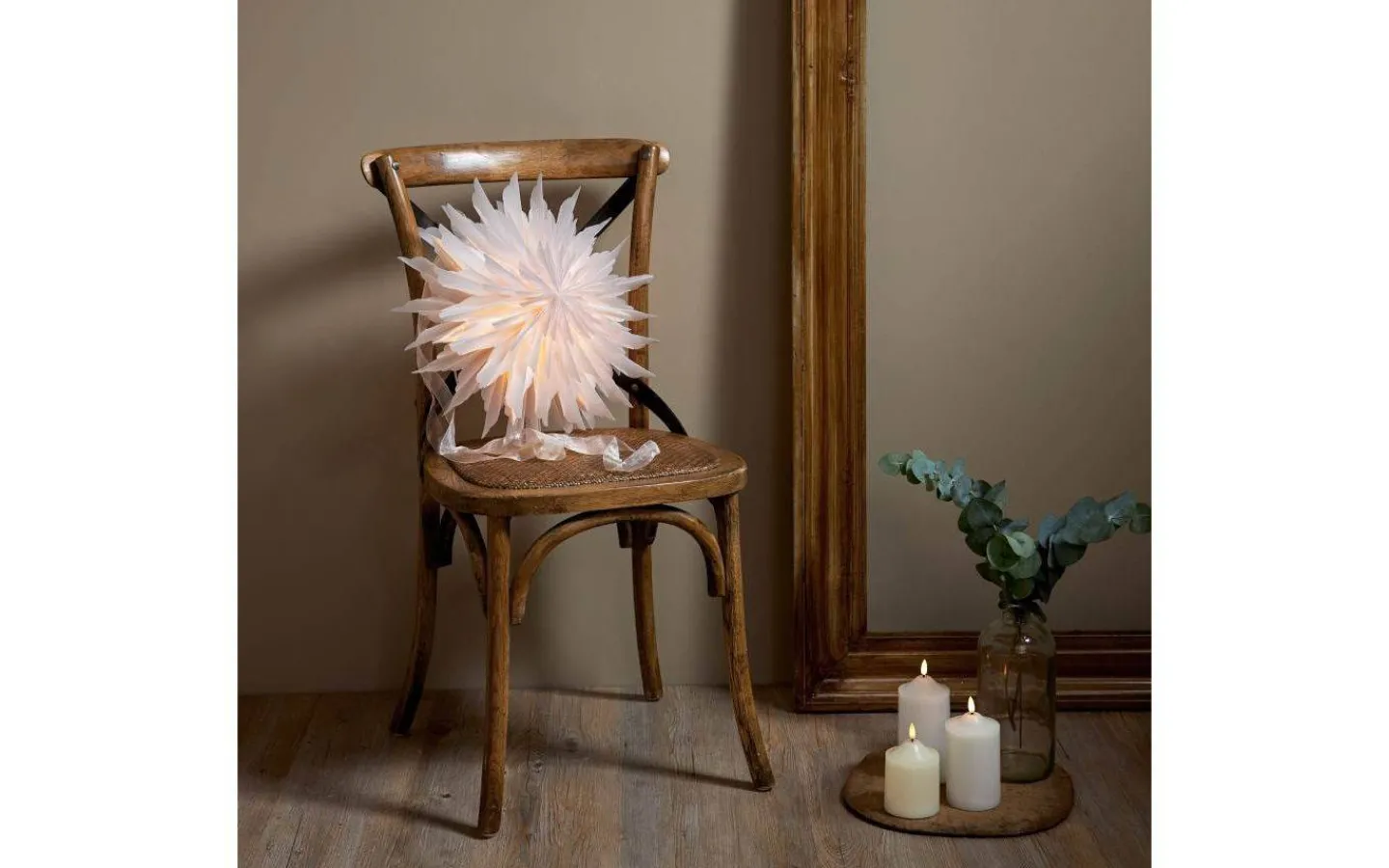 Exklusiva Pappersstjärnor|Visa Alla Julstjärnor<Star Trading Dis Julstjärna 40cm Vit