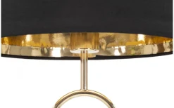 Mauro Ferretti Disco Bordslampa 61cm Guld/Svart* Bordslampor