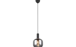 Trio Lighting Diva Fönsterlampa 20cm E27 mattsvart/förkromad* Fönsterlampor