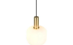 Diva Fönsterlampa 20cm E27 matt mässing/vit