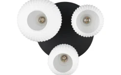 Trio Lighting Diva Plafond 3-delad E27 matt mässing/vit* Plafonder